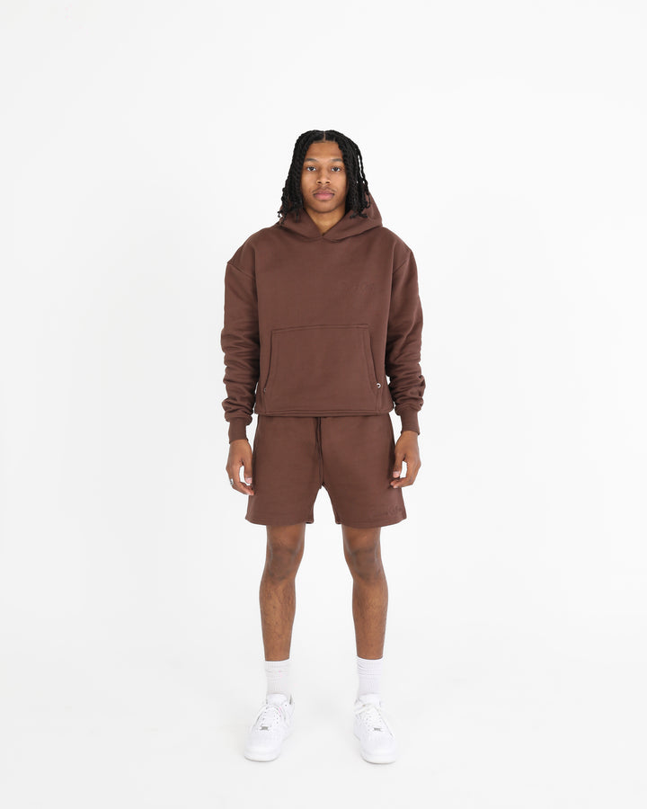 Core Logo Shorts Brown | Oceans Gallery
